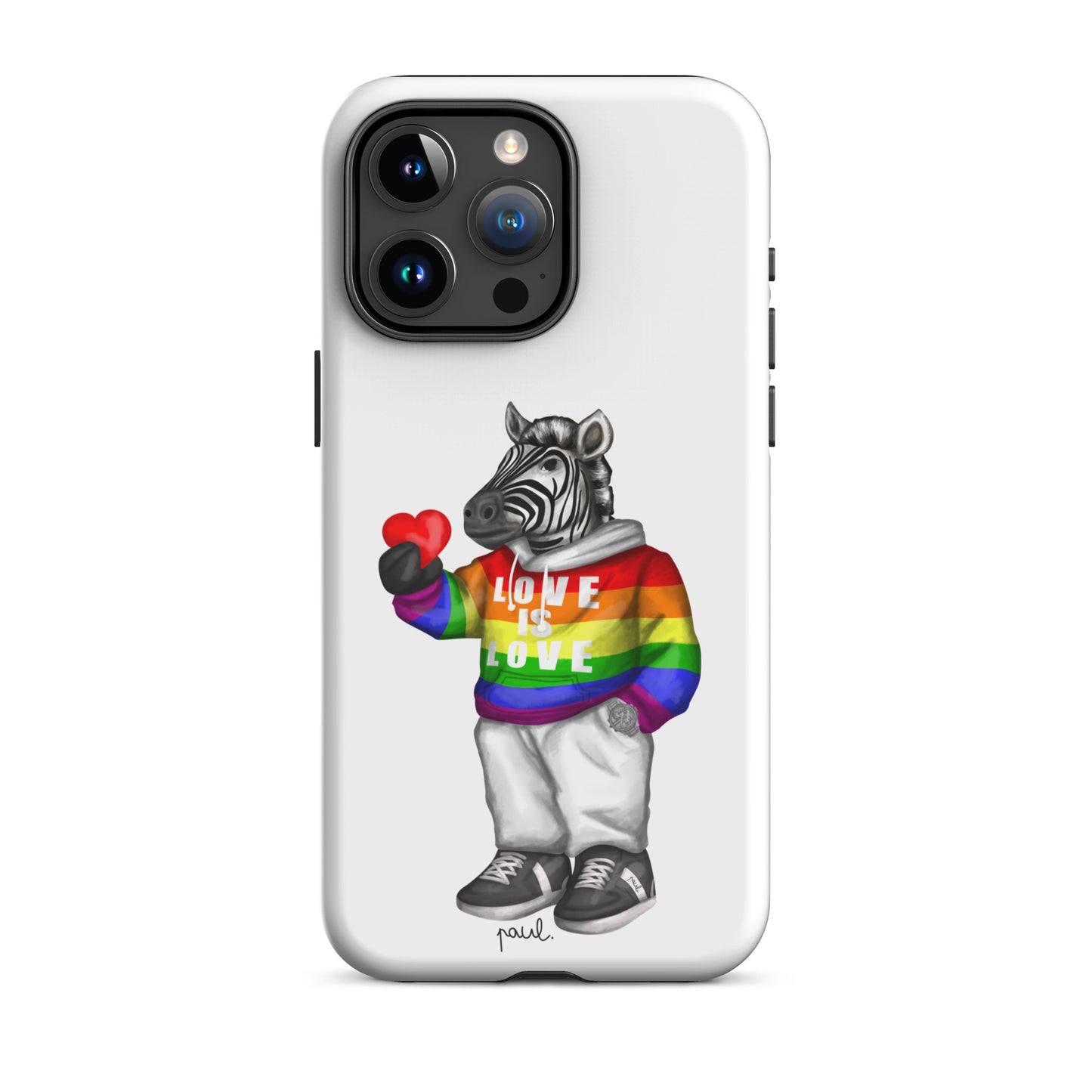HARDCASE iPhone® CASE “LOVE IS LOVE”