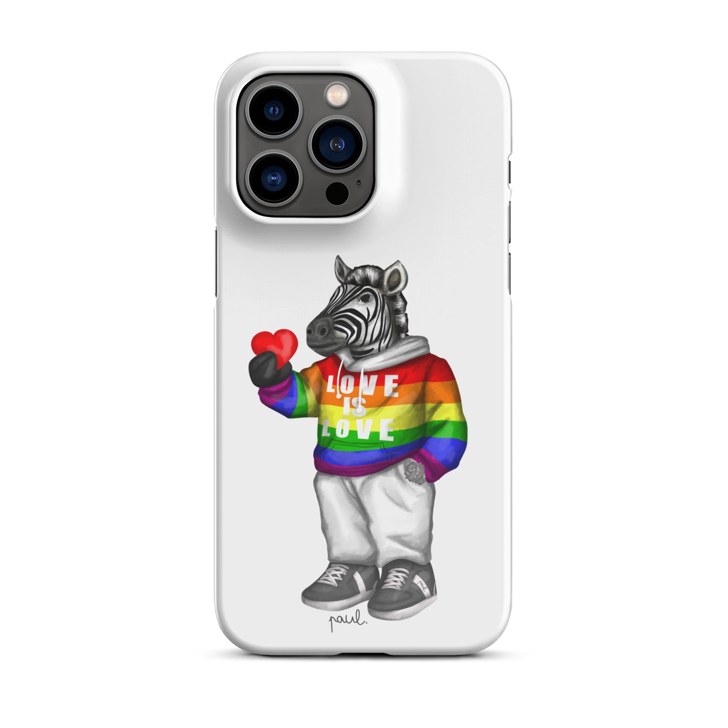 SNAPCASE iPhone®-HÜLLE "LOVE IS LOVE"