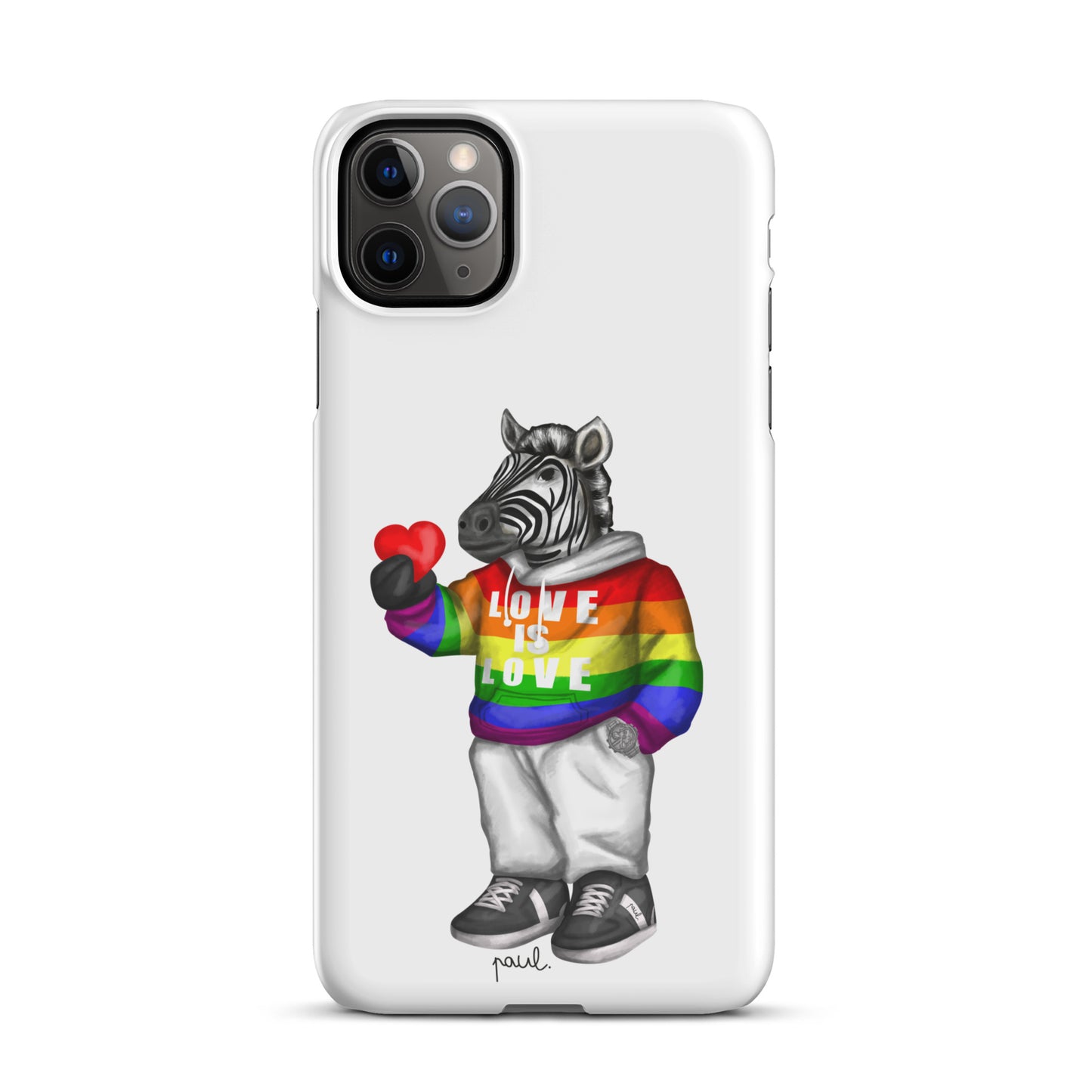 SNAPCASE iPhone®-HÜLLE "LOVE IS LOVE"