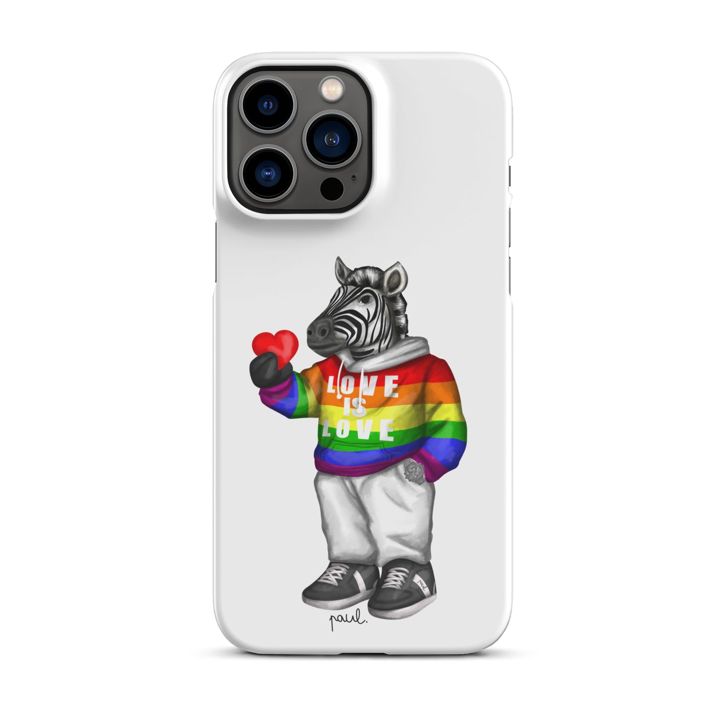 SNAPCASE iPhone®-HÜLLE "LOVE IS LOVE"