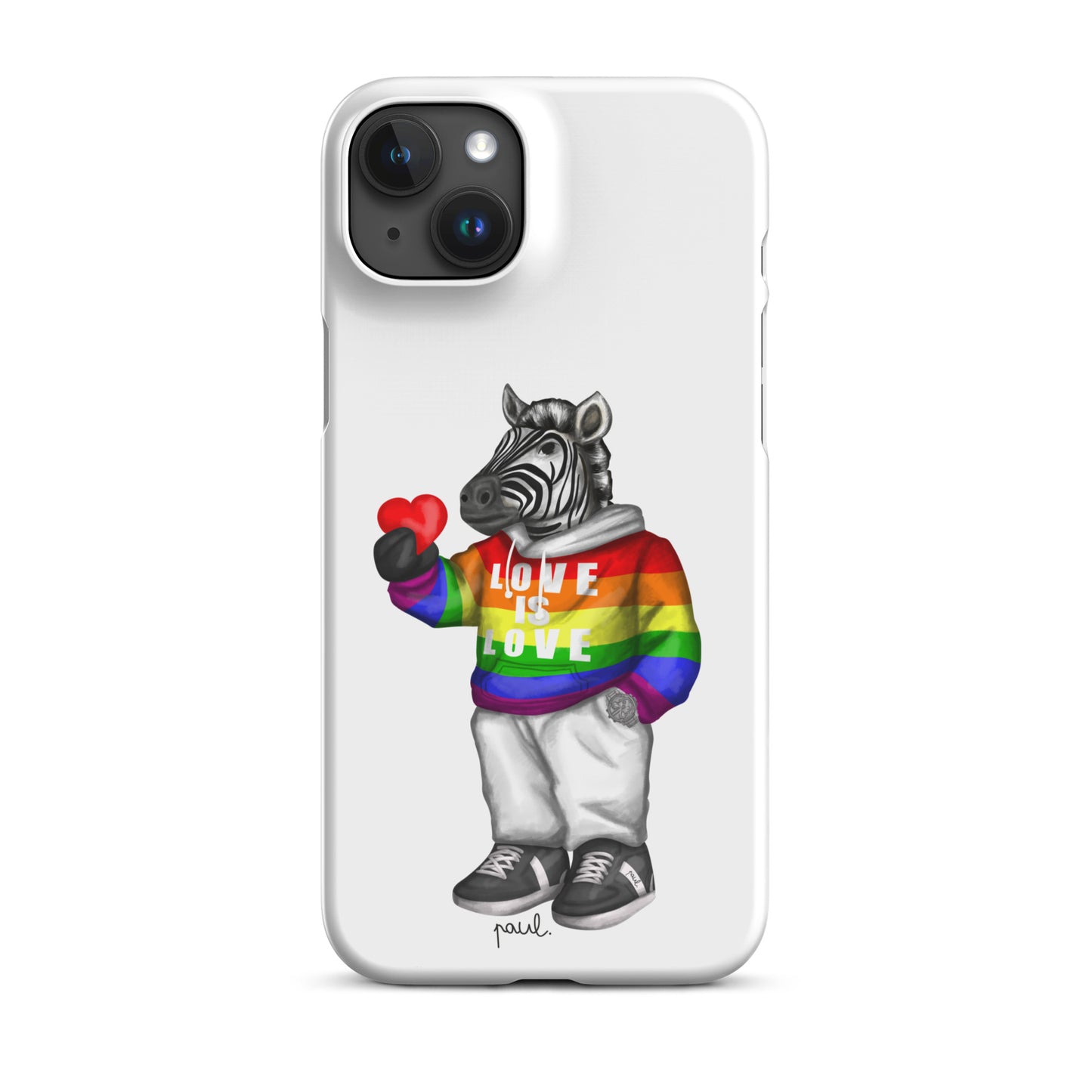 SNAPCASE iPhone®-HÜLLE "LOVE IS LOVE"