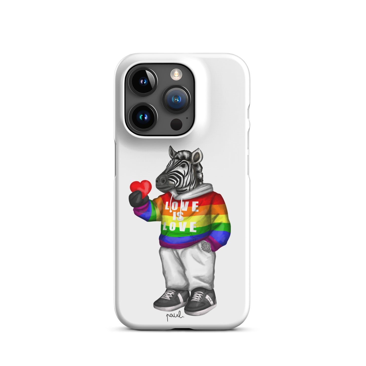 SNAPCASE iPhone®-HÜLLE "LOVE IS LOVE"