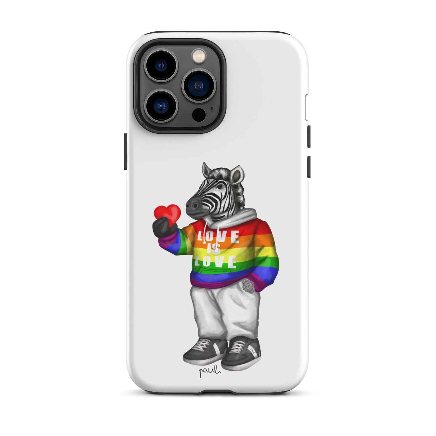 HARDCASE iPhone®-HÜLLE "LOVE IS LOVE"