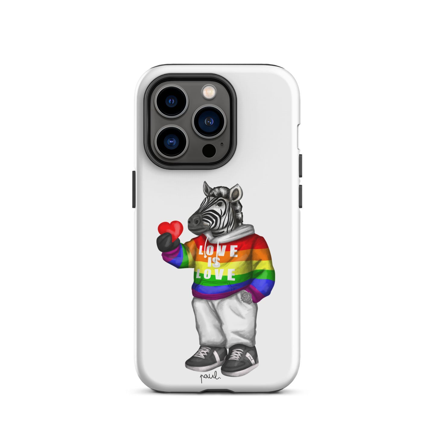 HARDCASE iPhone®-HÜLLE "LOVE IS LOVE"