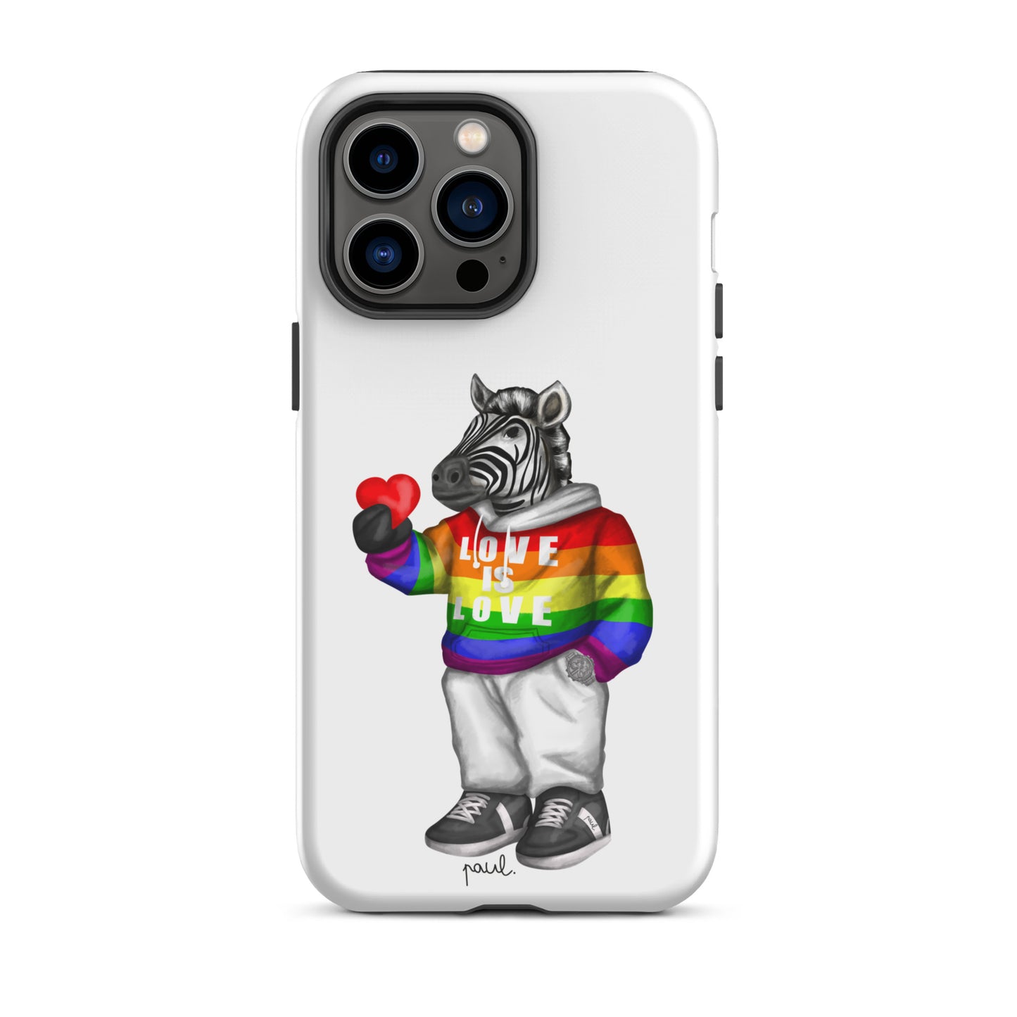 HARDCASE iPhone®-HÜLLE "LOVE IS LOVE"